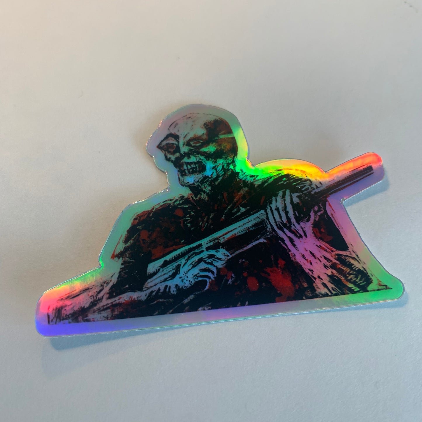 War, holo sticker