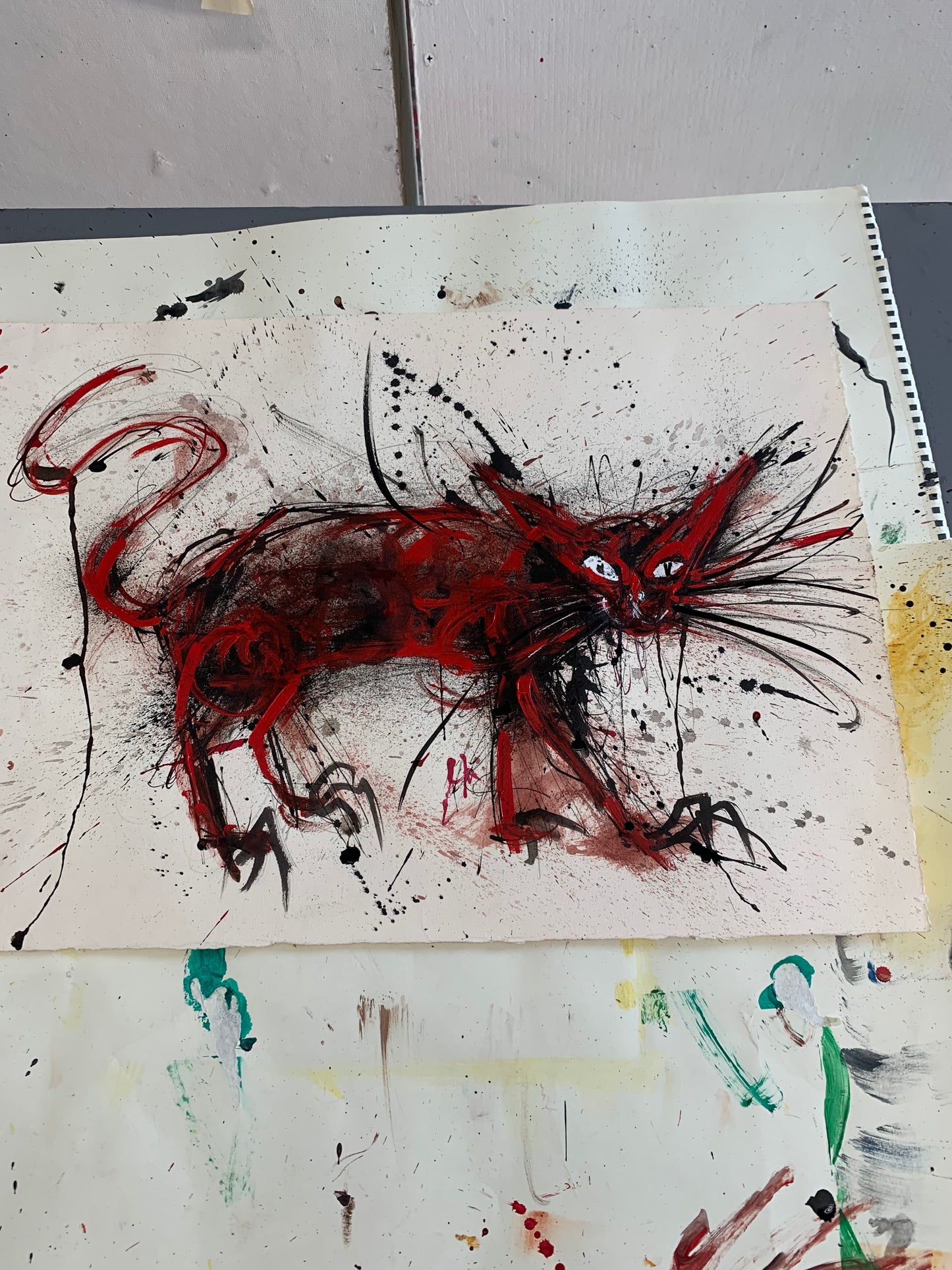 Cat, 22x15