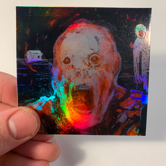 Cabin Fever holo sticker