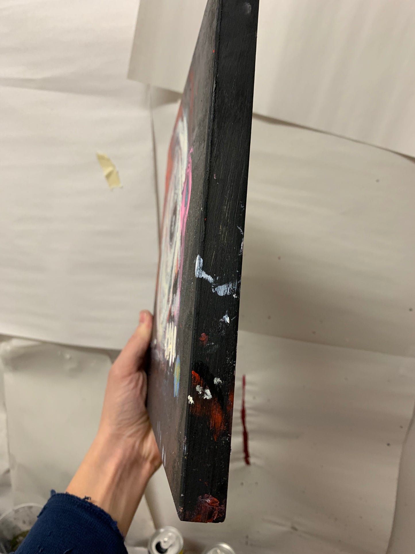 METEOR, wood panel