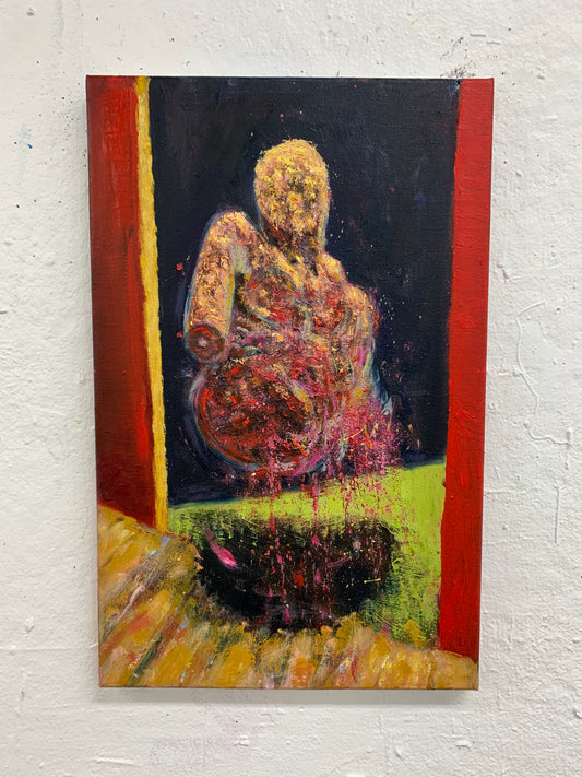 Heartbreak, 11x18 oil painting