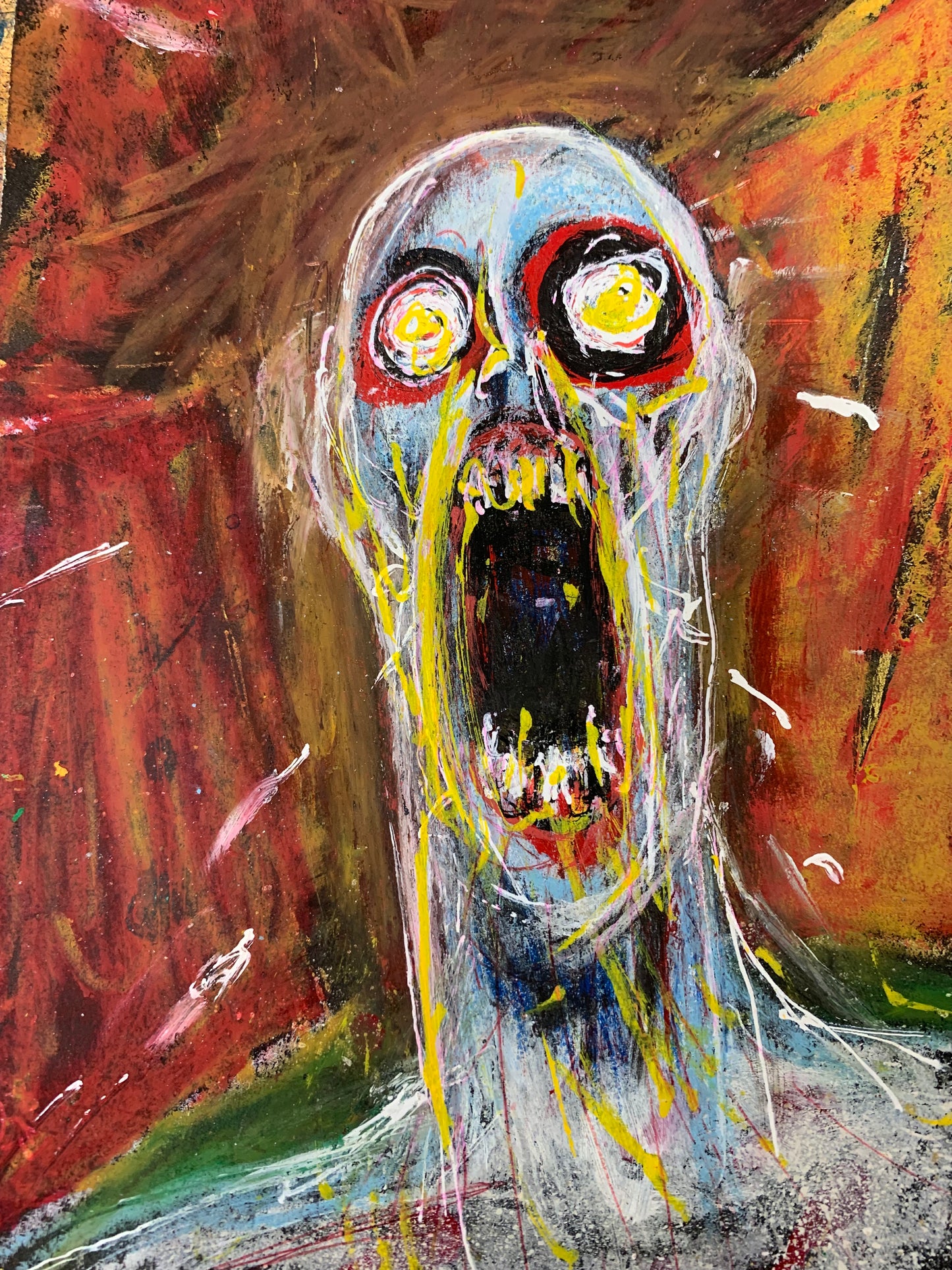 Blue shriek