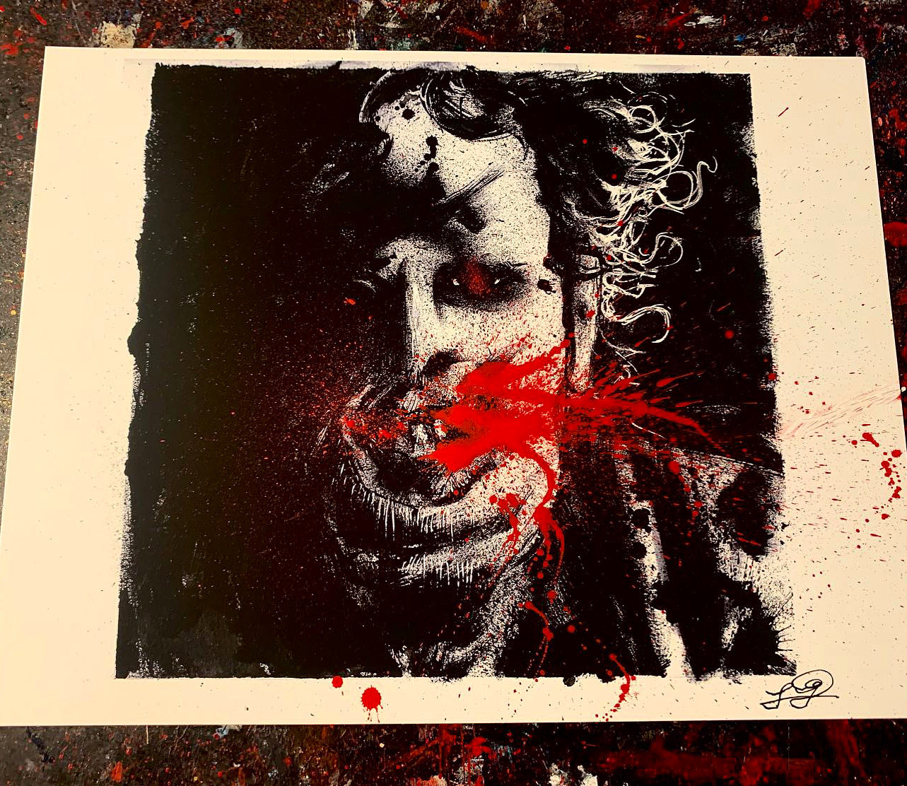 Leather face , limited print