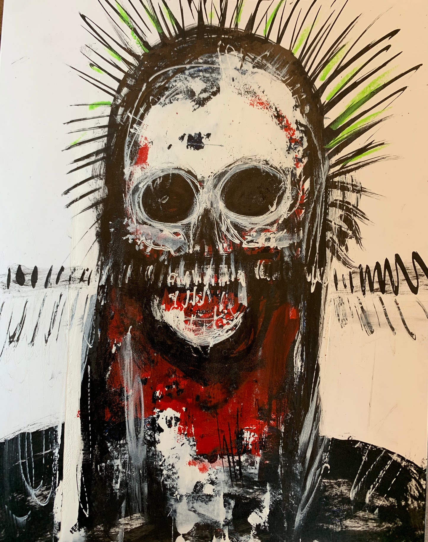 Embellished screen prints 1/1