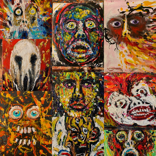 Faces print set