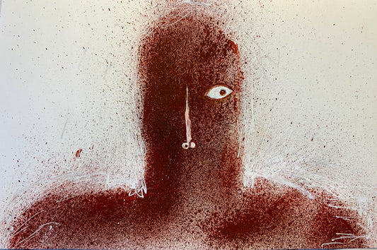 SUSPICIOUS CHARACTER, 8.5 x 5.5