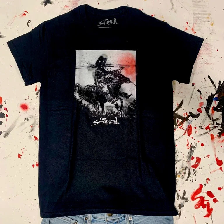 COWBOY. W/ RED SPRAY
