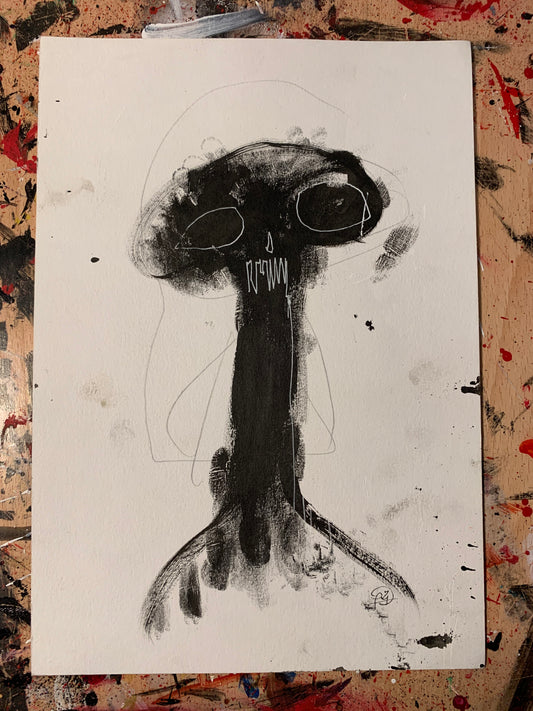SKULL OLD WORK
