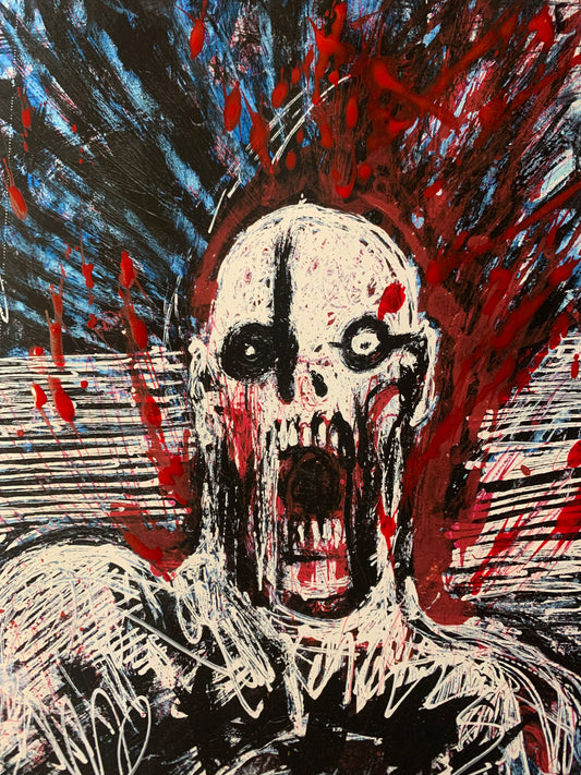 Screamer, embellished print