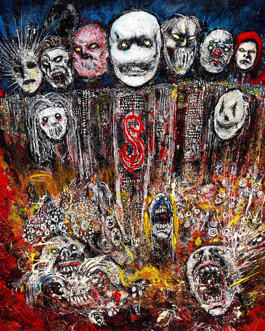 SLIPKNOT MSG ORIGINAL ART, Print