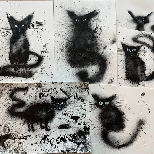 BLACK CAT ii , PRINTS