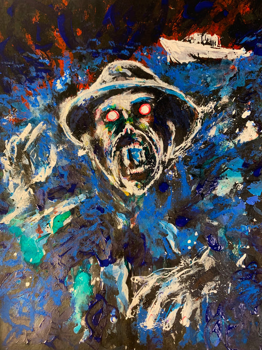 DROWNING SAILOR , 7X10