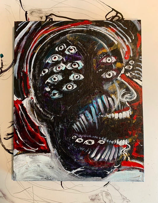 SLEEP PARALYSIS thin canvas