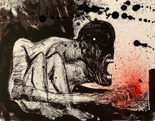 Writer, embellished print