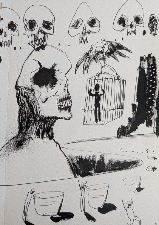 TRAPPED IN CAGE