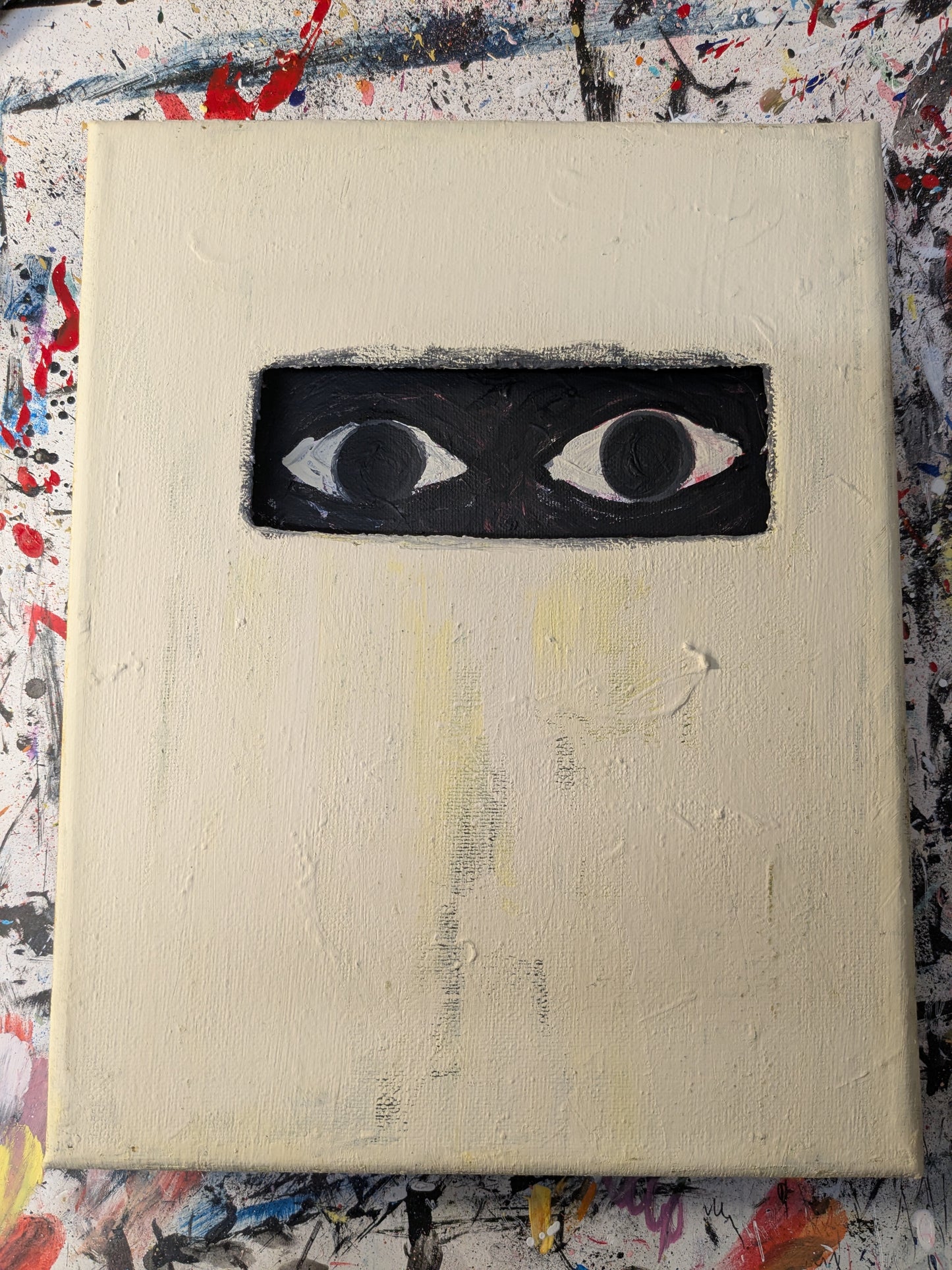 THE WATCHER (DOUBLE CANVAS)