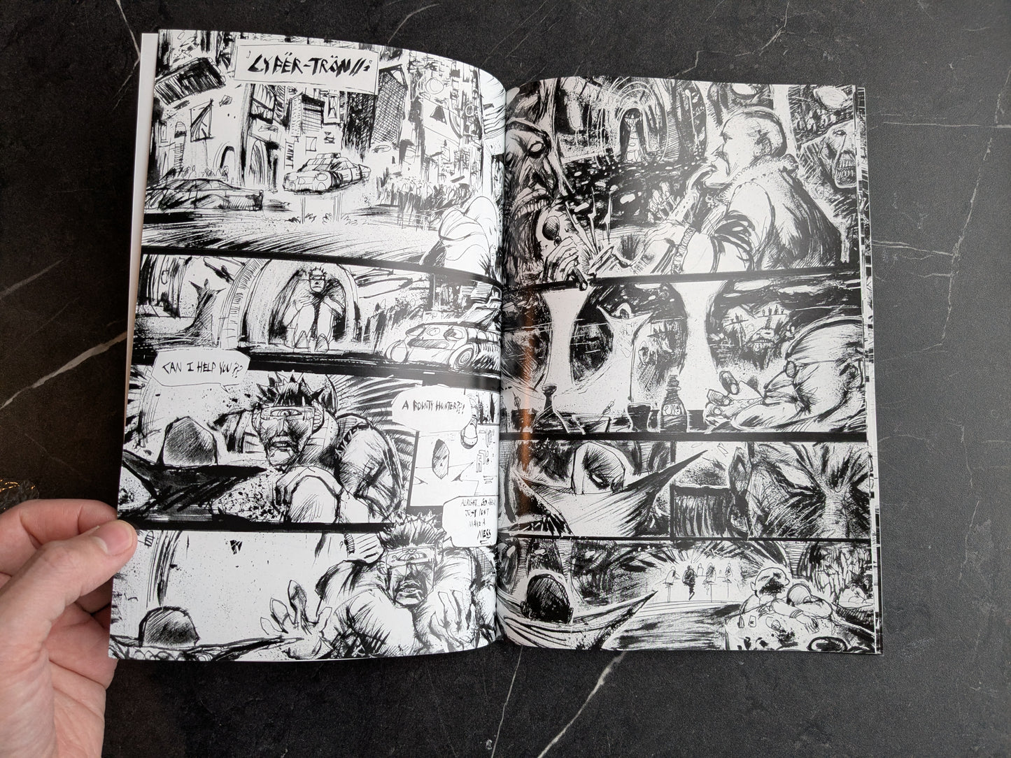 PUNK NOIR #1, A CYBERPUNK.COMIC