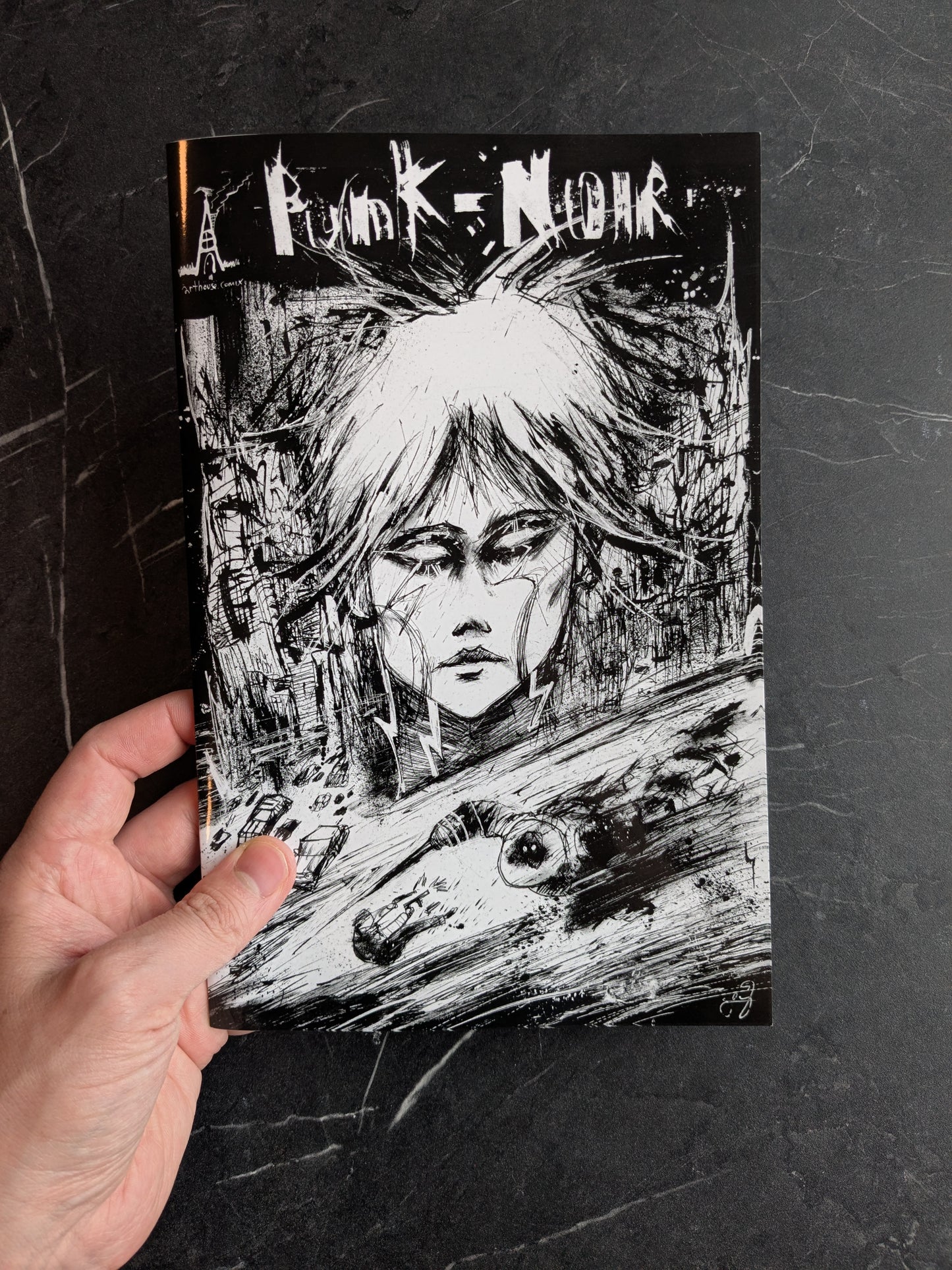 PUNK NOIR #1, A CYBERPUNK.COMIC