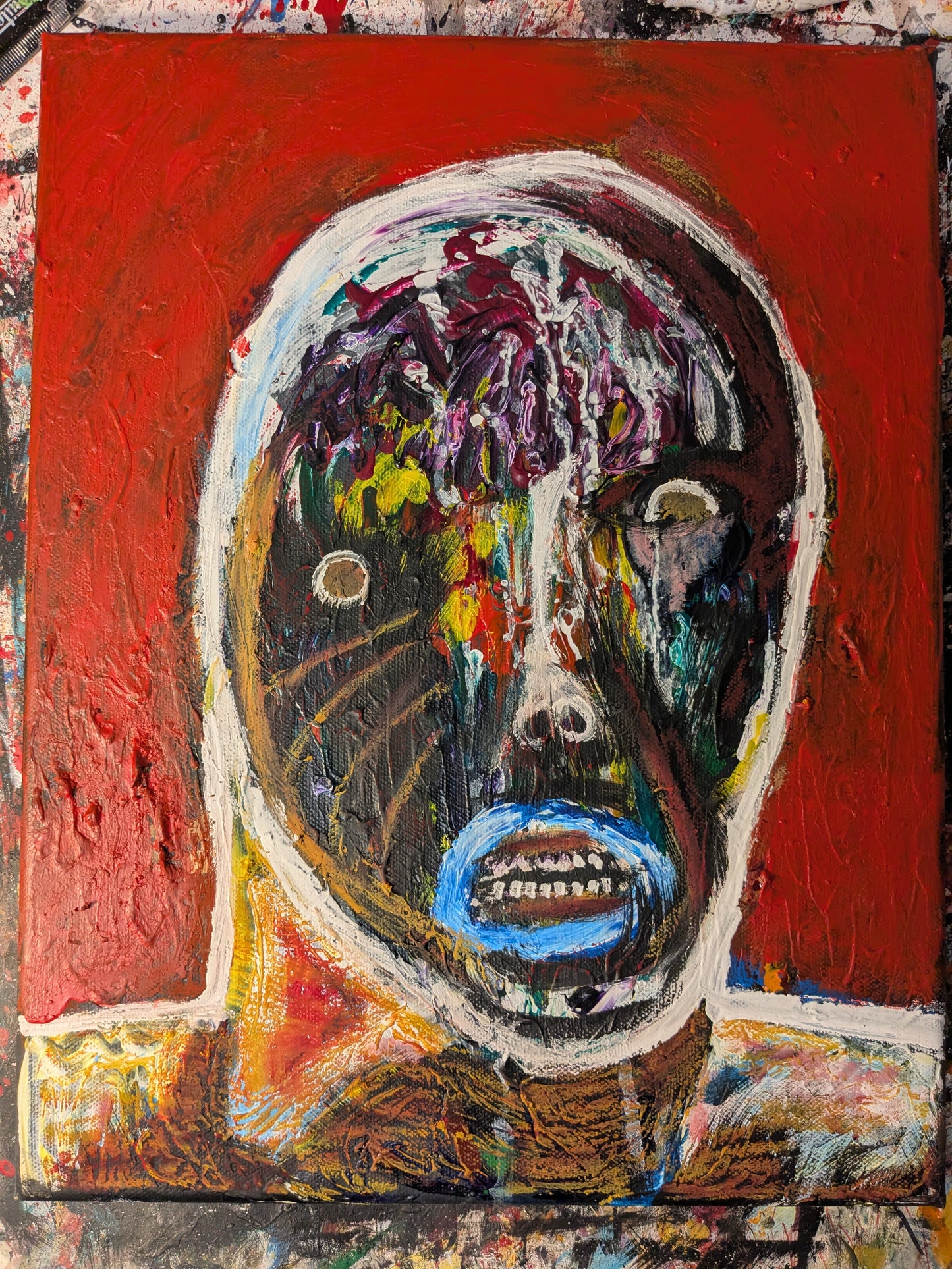 DESTROYING MYSELF 11X14