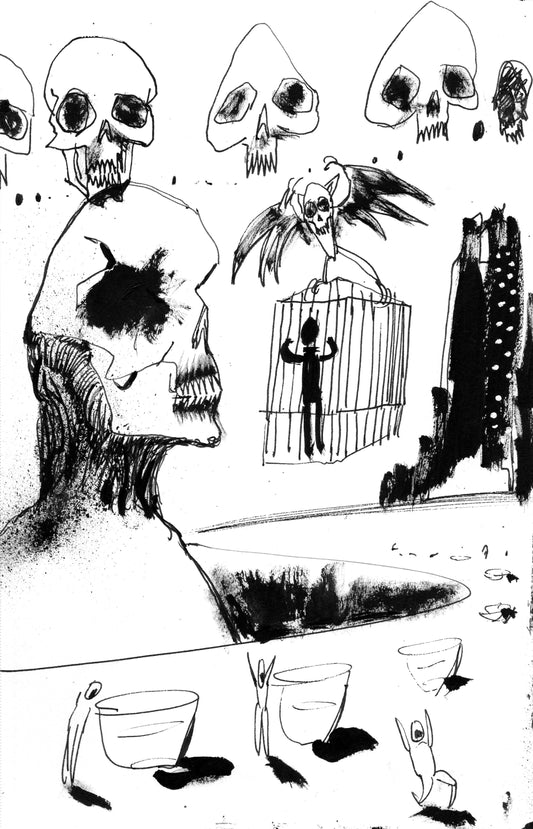 TRAPPED IN CAGE