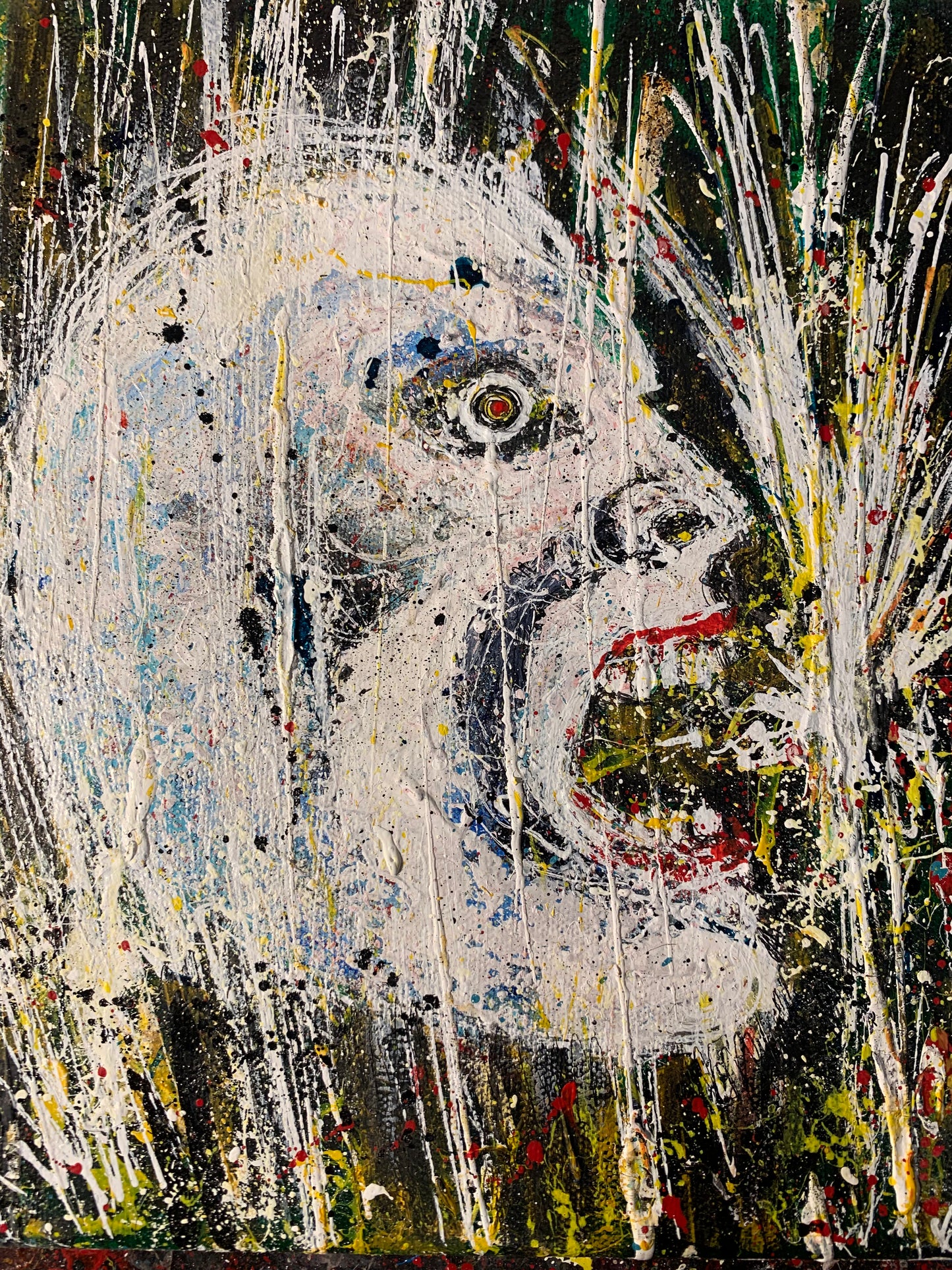 PANIC, 8X10 CANVAS