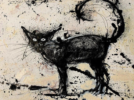 Expressive Cat, Print