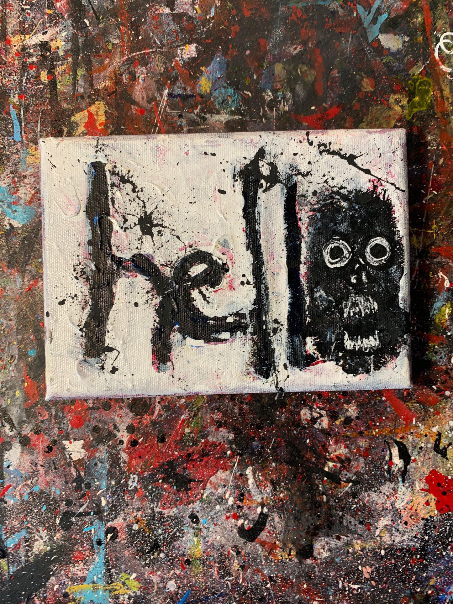 hell/hello, canvas