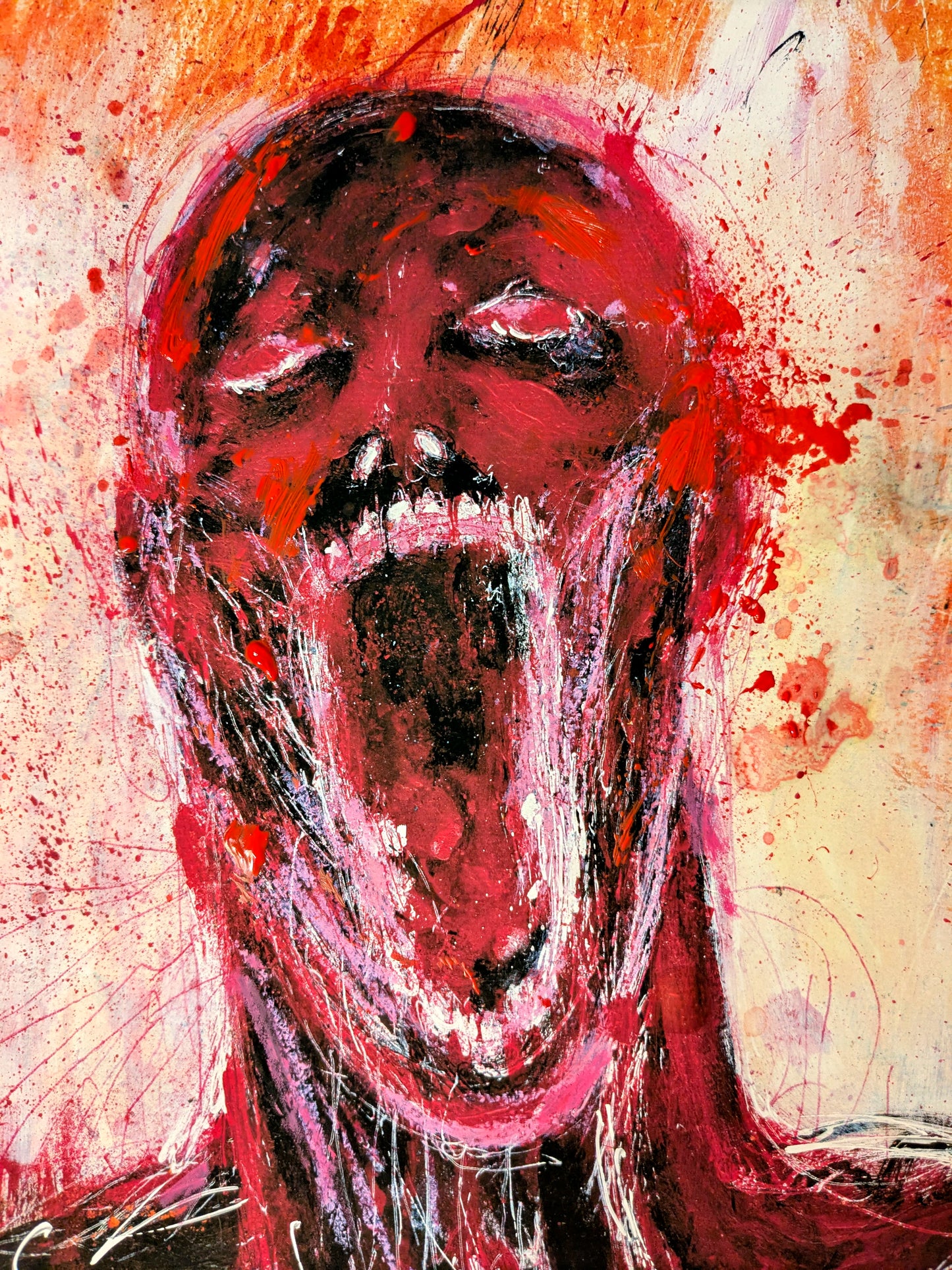 Peaceful Scream, limited print