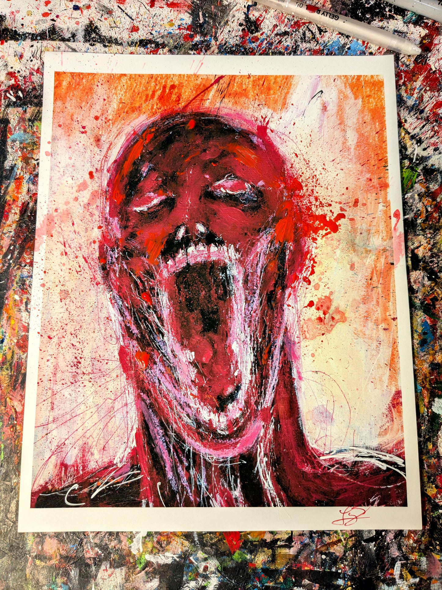 Peaceful Scream, limited print