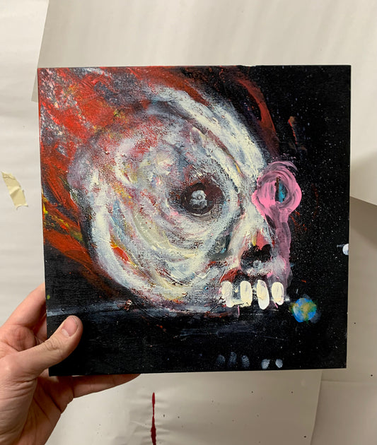 METEOR, wood panel