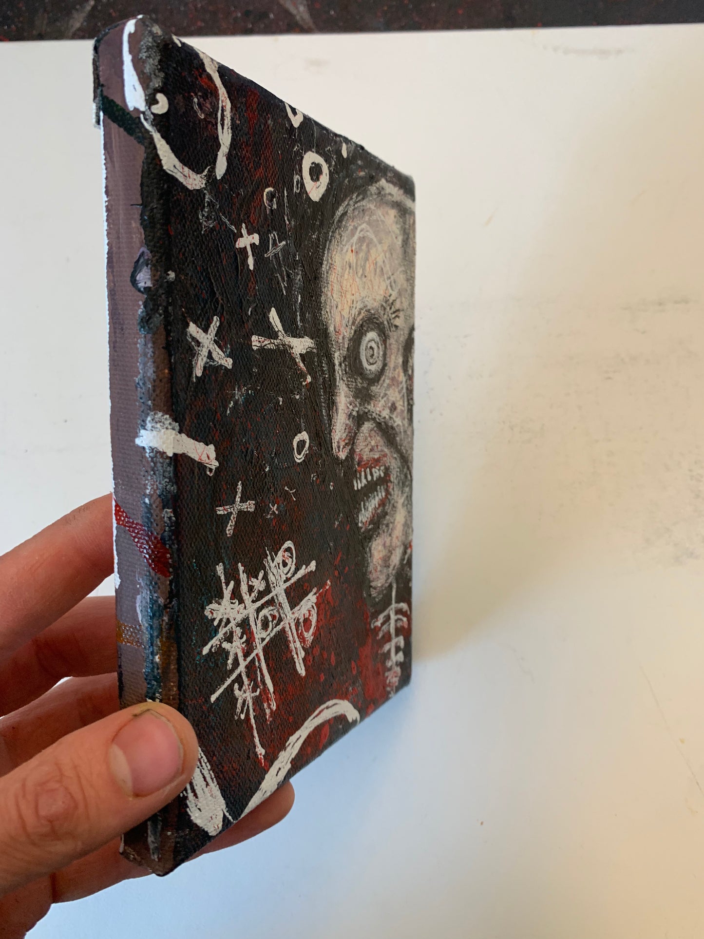 tic tac toe, canvas artwork