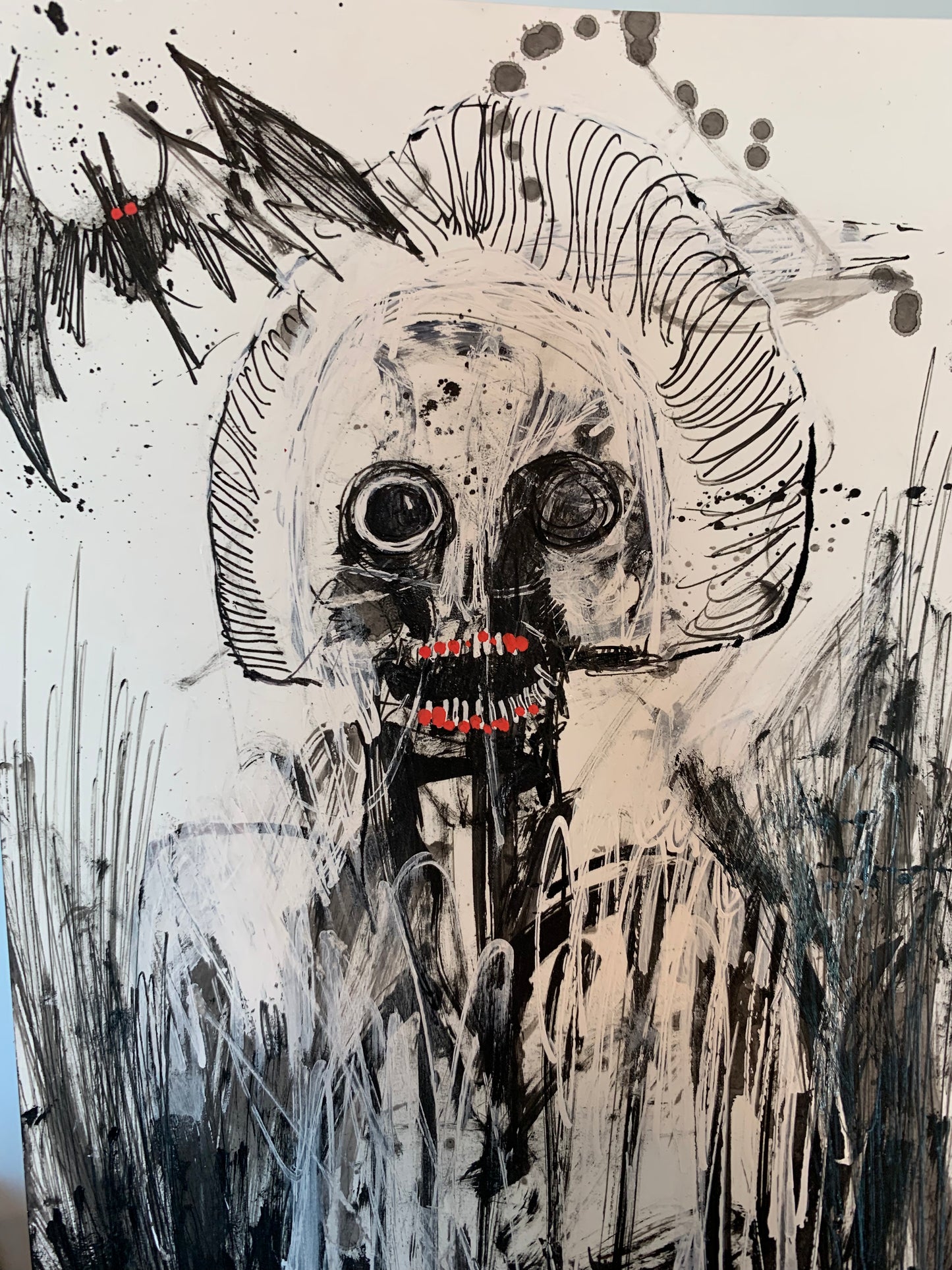SKULL AND BAT 6