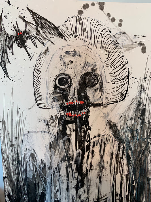 SKULL AND BAT 6