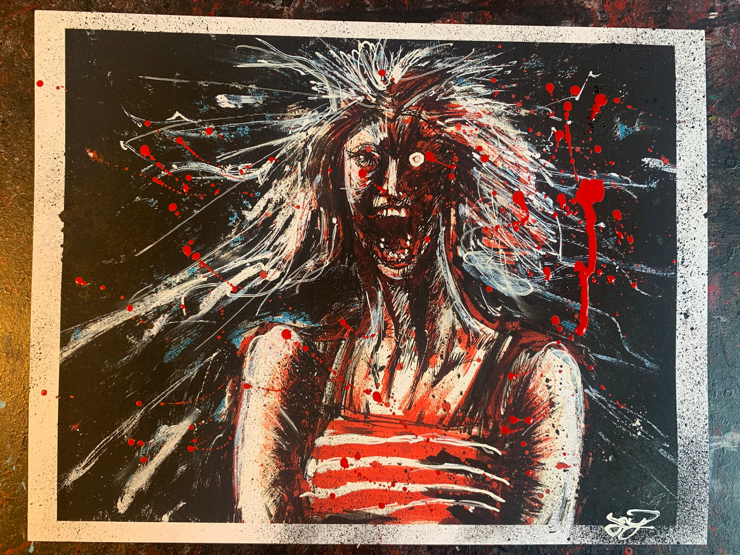 Nothing Matters, embellished print