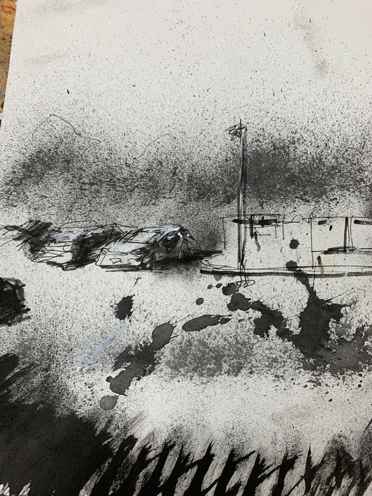 Landscape parking view
