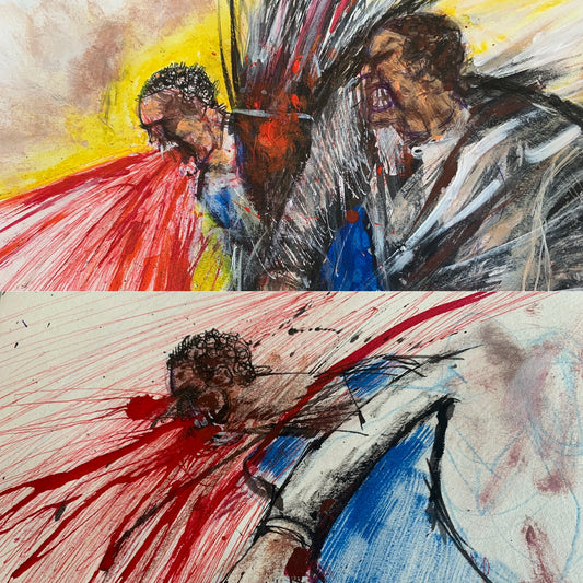 Slap study 1&2, prints