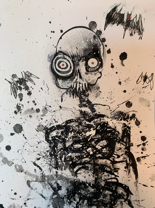 SKULL AND BAT 5
