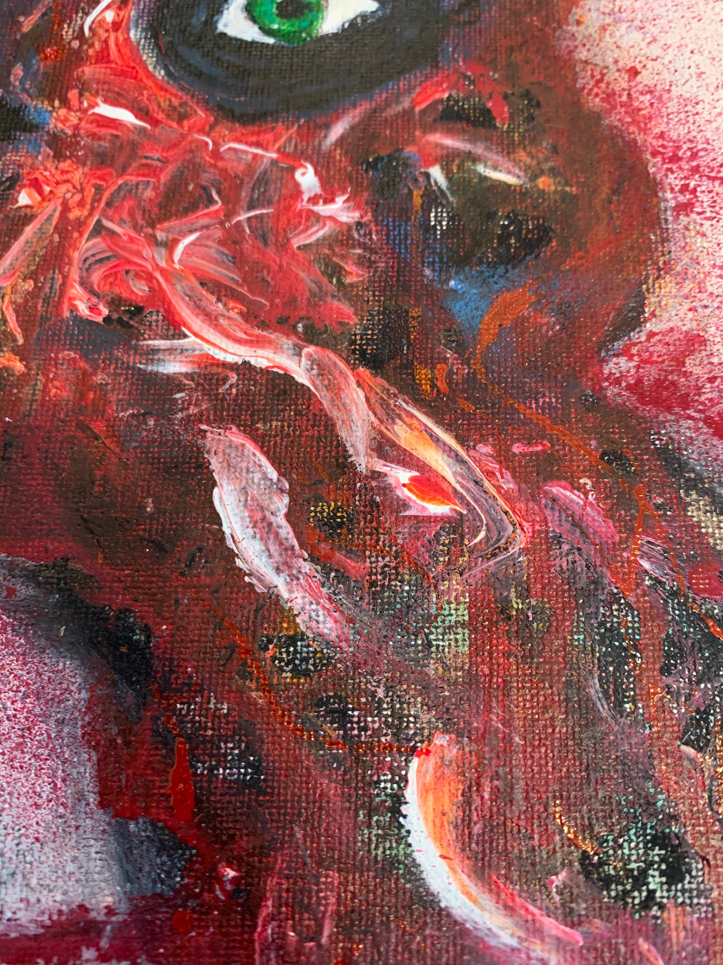 Lost lover, canvas panel 7x9