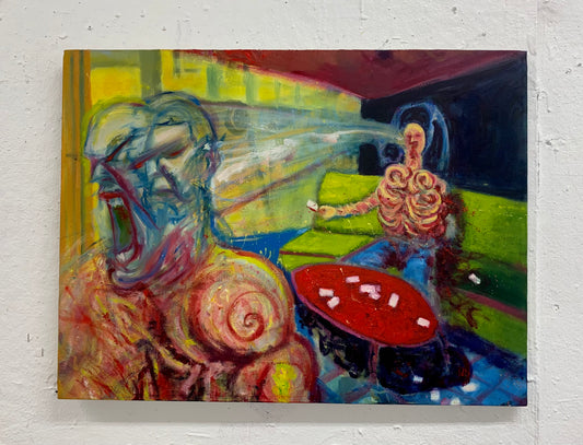 Argument, oil painting 24x18