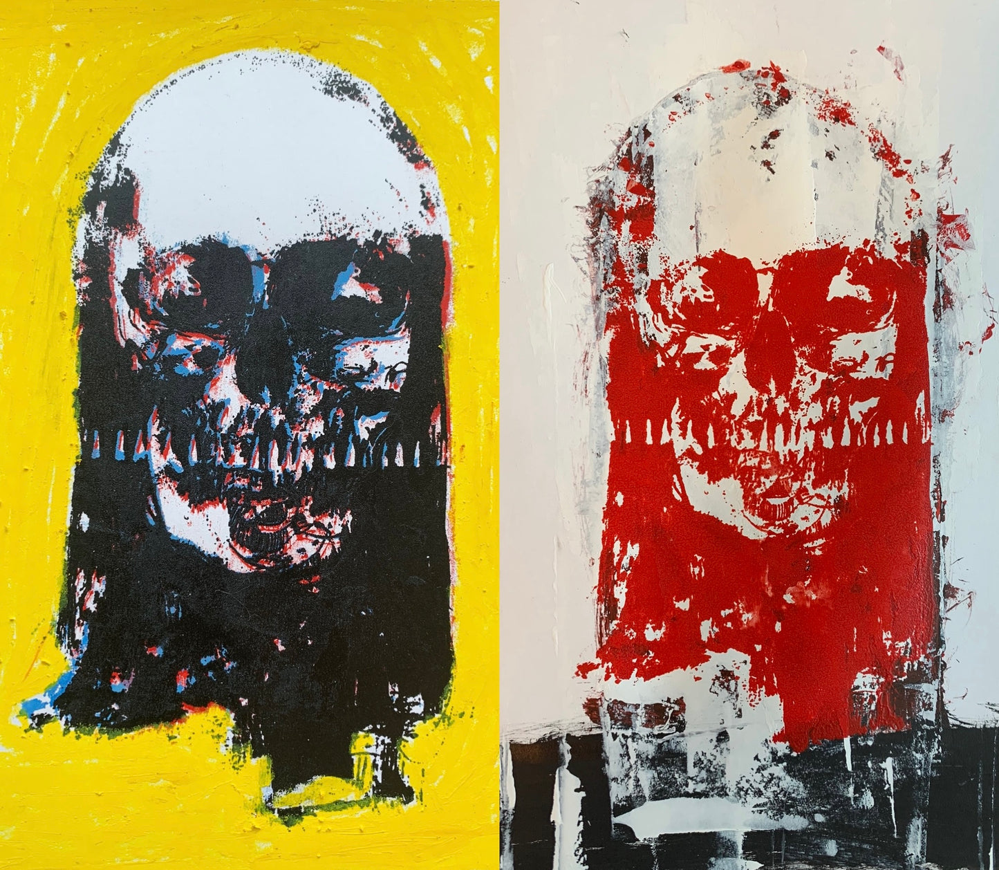 Embellished screen prints 1/1