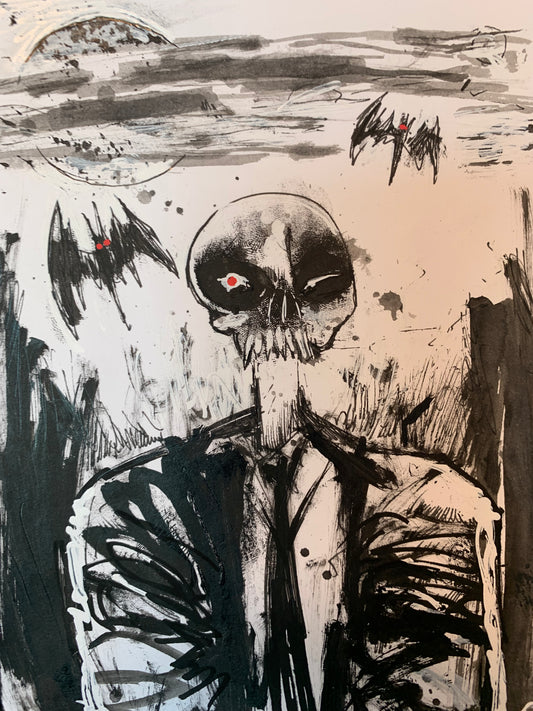 SKULL AND BAT 4