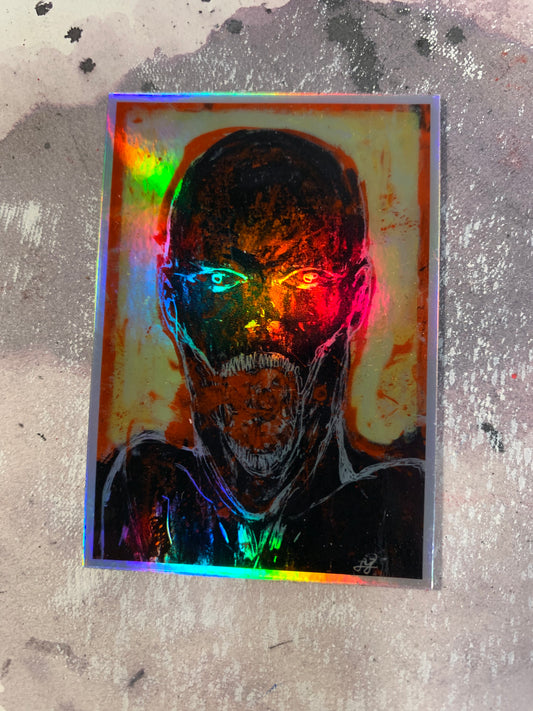 Starved Scream, holo sticker