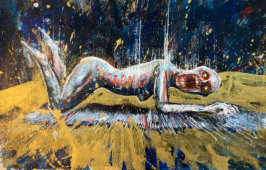 her body floats, Print