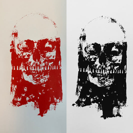 Mono screenprint (Red/Black)