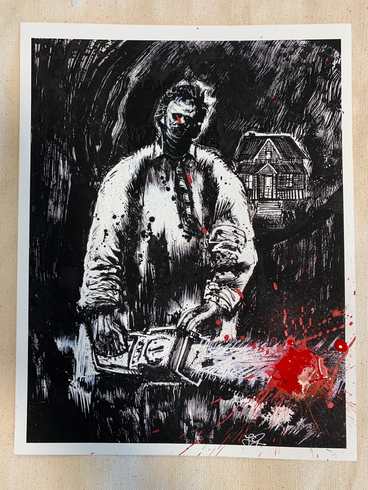 Leather face ii, limited print