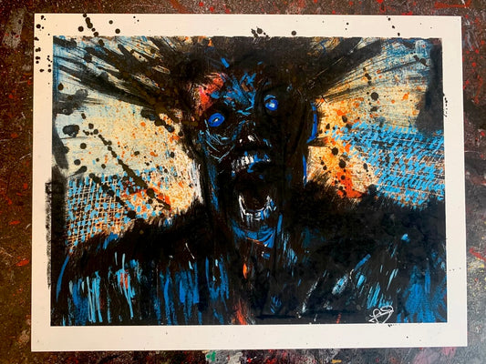 Bad hair day, embellished print